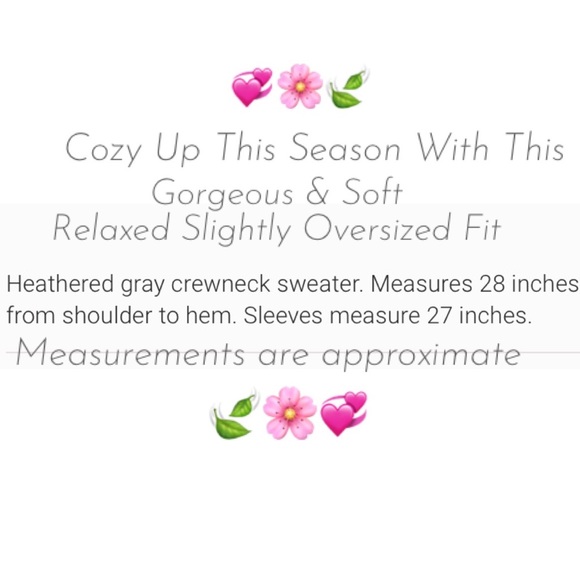 Soft & Fuzzy Gray Cozy Relaxed Oversized Boucle Knit Sweater LC Lauren Conrad - Picture 11 of 16